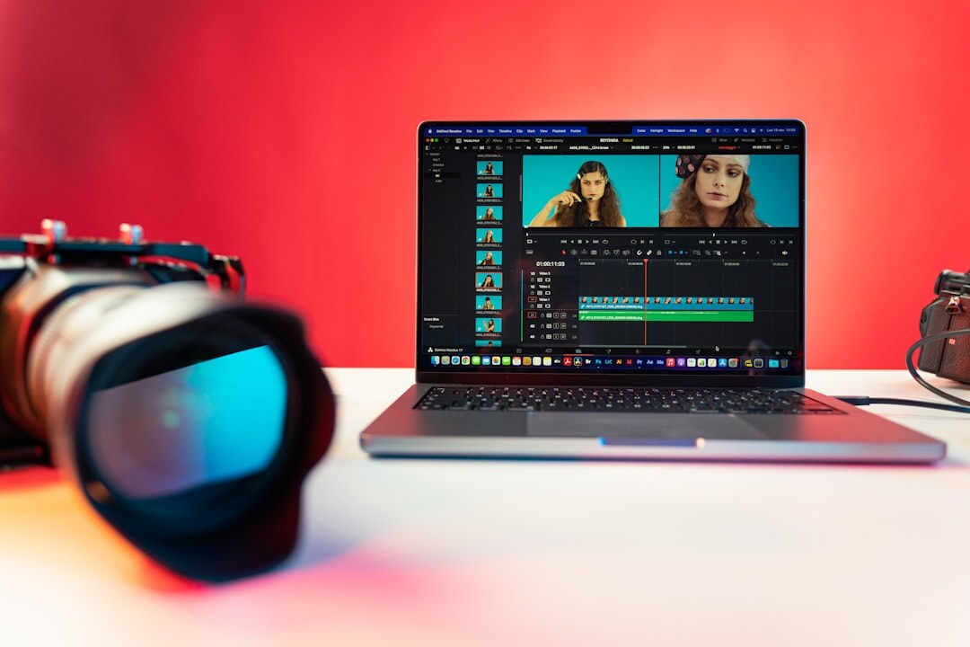 video editing software interface