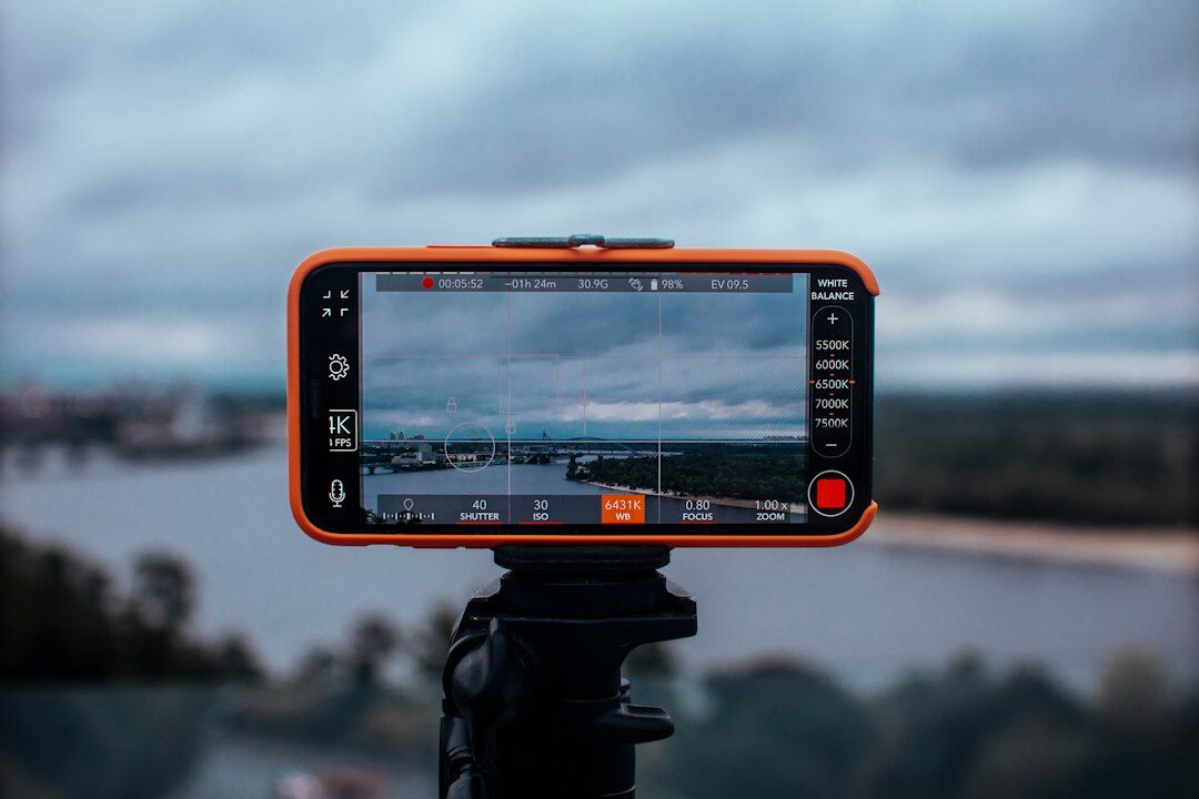 filmmaker shooting epic scene with smartphone