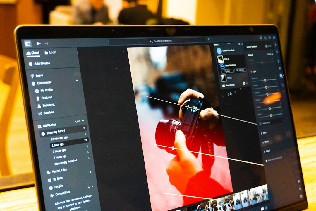 video editing software interface